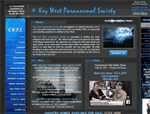 Tablet Screenshot of keywestparanormalsociety.com